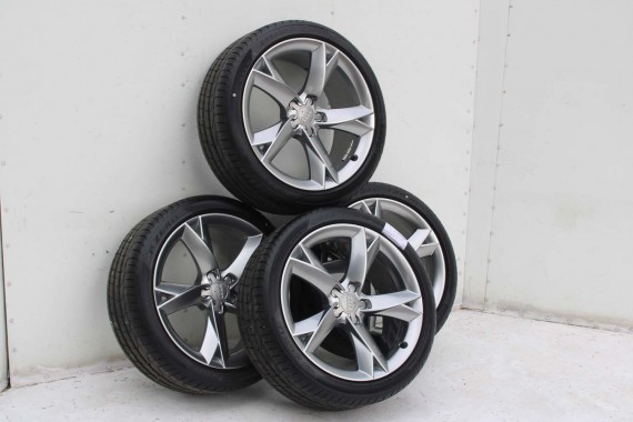 AUDI A4 A5 FELGI 19 cali OPONY KOŁA felga 8T0601025CK 8.5J*19H2 ET32 opona PIRELLI PZERO 255/35/19 96Y lato 8K B8 8T 8T0601025CK