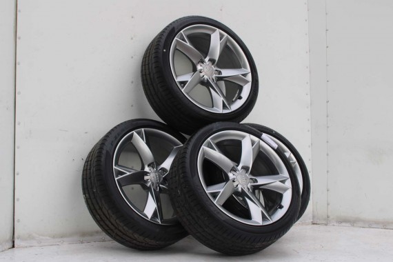 AUDI A4 A5 FELGI 19 cali OPONY KOŁA felga 8T0601025CK 8.5J*19H2 ET32 opona PIRELLI PZERO 255/35/19 96Y lato 8K B8 8T 8T0601025CK
