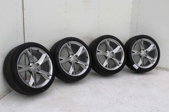 AUDI A4 A5 FELGI 19 cali OPONY KOŁA felga 8T0601025CK 8.5J*19H2 ET32 opona PIRELLI PZERO 255/35/19 96Y lato 8K B8 8T 8T0601025CK