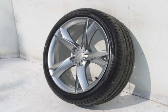 AUDI A4 A5 FELGI 19 cali OPONY KOŁA felga 8T0601025CK 8.5J*19H2 ET32 opona PIRELLI PZERO 255/35/19 96Y lato 8K B8 8T 8T0601025CK