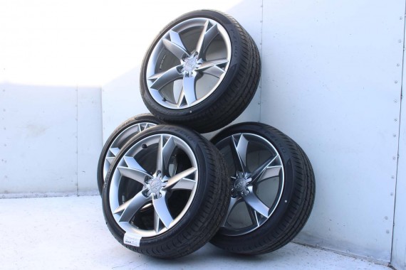 AUDI A4 A5 FELGI 19 cali OPONY KOŁA felga 8T0601025CK 8.5J*19H2 ET32 opona PIRELLI PZERO 255/35/19 96Y lato 8K B8 8T 8T0601025CK
