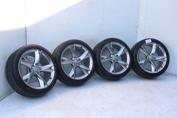AUDI A4 A5 FELGI 19 cali OPONY KOŁA felga 8T0601025CK 8.5J*19H2 ET32 opona PIRELLI PZERO 255/35/19 96Y lato 8K B8 8T 8T0601025CK