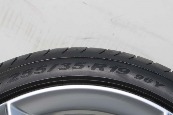 AUDI A4 A5 FELGI 19 cali OPONY KOŁA felga 8T0601025CK 8.5J*19H2 ET32 opona PIRELLI PZERO 255/35/19 96Y lato 8K B8 8T 8T0601025CK