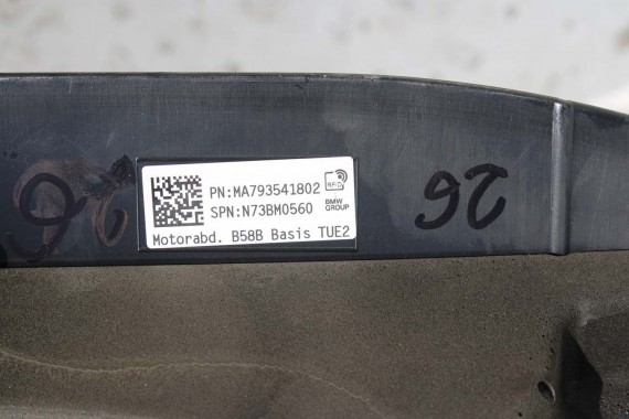 BMW X5 X6 X7 POKRYWA SILNIKA 7935418 dekiel SILNIK 3.0 B58_B30P G05 G07 B58N 7935418 7935418 7935418 11147935418 B58B 7935418