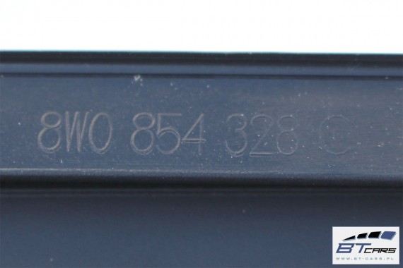 AUDI A4 LISTWA ZGARNIAJĄCA USZCZELKA SZYBY PRZEDNIEJ 8W0854327C 8W0854328C 8W0 854 327 C przód odrzutnik 8W0854327 8W0854328