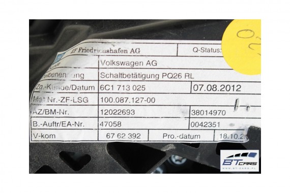 VW POLO SKODA SEAT WYBIERAK SKRZYNI 6C1713025 6C1713025Q 6C171302AA 6C1713025AF lewarek dźwignia 6C1713025 6C1713025Q 6C171302AA