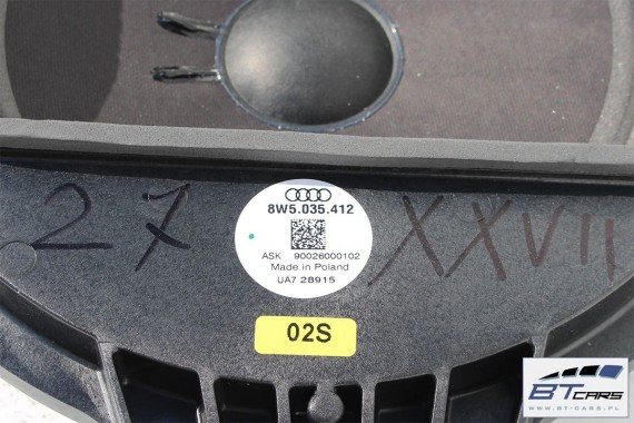 AUDI A4 SEDAN GŁOŚNIKI NAGŁOŚNIENIE KOMPLET 8W 8W5035412 8W5035411 8W0035415 8W0035454  4M0035454A 8W0035399 8W5035399 8W0035415