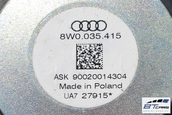 AUDI A4 SEDAN GŁOŚNIKI NAGŁOŚNIENIE KOMPLET 8W 8W5035412 8W5035411 8W0035415 8W0035454  4M0035454A 8W0035399 8W5035399 8W0035415