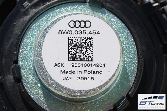 AUDI A4 SEDAN GŁOŚNIKI NAGŁOŚNIENIE KOMPLET 8W 8W5035412 8W5035411 8W0035415 8W0035454  4M0035454A 8W0035399 8W5035399