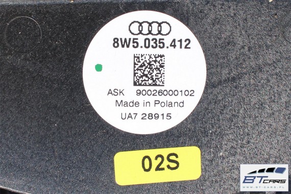 AUDI A4 SEDAN GŁOŚNIKI NAGŁOŚNIENIE KOMPLET 8W 8W5035412 8W5035411 8W0035415 8W0035454  4M0035454A 8W0035399 8W5035399