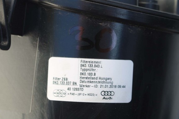 AUDI A4 A5 Q5 FILTR POWIETRZA OBUDOWA 8K0133837BN 8K0133835BR 8K0133835CD 8K0 133 837 BN 8K0133835 CD 8K 8T 8R LIFT 8K0133837BN