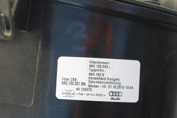 AUDI A4 A5 Q5 FILTR POWIETRZA OBUDOWA 8K0133837BN 8K0133835BR 8K0133835CD 8K0 133 837 BN 8K0133835 CD 8K 8T 8R LIFT 8K0133837BN