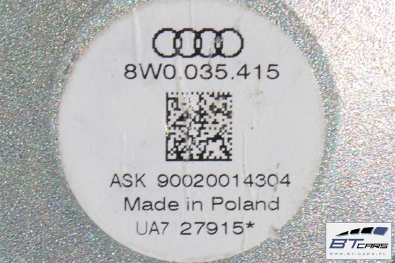 AUDI A4 SEDAN GŁOŚNIKI NAGŁOŚNIENIE KOMPLET 8W 8W5035412 8W5035411 8W0035415 8W0035454  4M0035454A 8W0035399 8W5035399 8W0035415