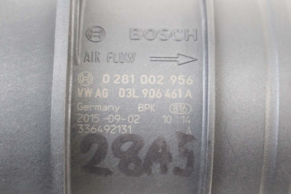 VW AUDI SKODA PRZEPŁYWKA PRZEPŁYWOMIERZ 03L906461A 03L 906 461 A masowy powietrza 03L906461A TDi diesel 03L906461A 03L906461A