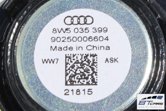 AUDI A4 SEDAN GŁOŚNIKI NAGŁOŚNIENIE KOMPLET 8W 8W5035412 8W5035411 8W0035415 8W0035454  4M0035454A 8W0035399 8W5035399 8W0035415