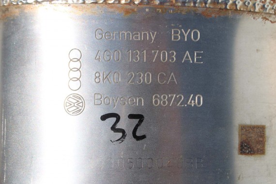 AUDI A4 A5 A6 KATALIZATOR + KLAPKA 4G0254400G 3Q0253691F 4G0131703AE 3Q0253691J przepustnica tłumik 4G0254400L 4G C7 3Q0253691J