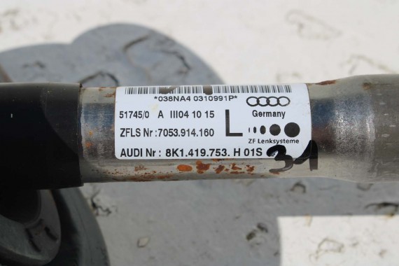 AUDI A4 A5 8K 8T KIEROWNICY KOLUMNA 8K0419502R 8K0 419 502 R przekładnia kierownicza 8K0419502D 8K0419502H 8K0419502 8K0419502M