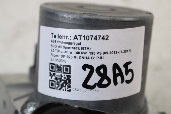 AUDI A4 A5 POMPA ABS 8K0907379CP hamulcow 8K0614517HA agregat BEF 8K0614517HC 8K0614517CD 8K0614517GA 8K0614517CF 8K 8T FL LIFT