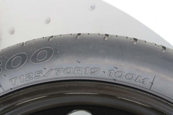 AUDI A4 A5 KOŁO DOJAZDOWE 8K0601027F DOJAZDÓWKA ZAPAS 8K0601027D 4B*19H2 ET29 5x112 HANKOOK S300 125/70/19 100M 8K B8 8T 8F
