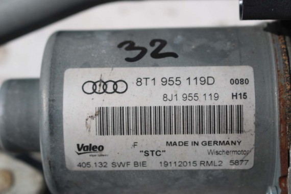 AUDI A5 MECHANIZM WYCIERACZEK 8T1955023E 8T1955119D 8T1955023 8T1955023A 8T1955023B 8T1955023C 8T0 8T podstawa 8T1955023D