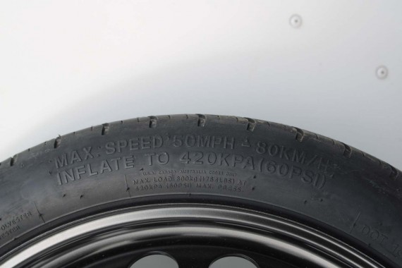 AUDI A4 A5 KOŁO DOJAZDOWE 8K0601027F DOJAZDÓWKA ZAPAS 8K0601027D 4B*19H2 ET29 5x112 HANKOOK S300 125/70/19 100M 8K B8 8T 8F