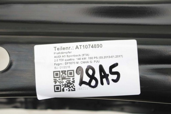 AUDI A4 A5 BELKA ZDERZAKA TYLNEGO TYŁ 8K0807332 8K0 807 332 8K0807331B 8T0807313 8T0807332 wzmocnienie 8K0807331 8T0807332 8K 8T