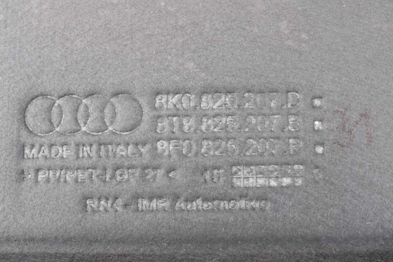 AUDI A4 A5 OSŁONA WYKŁADZINA PODWOZIA PODŁOGI 8K 8K0825207D 8T8825207B 8F0825207B 8K0825208H 8T8825208B 8F0825208D FL LIFT B9 8T