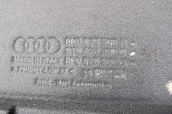 AUDI A4 A5 OSŁONA WYKŁADZINA PODWOZIA PODŁOGI 8K 8K0825207D 8T8825207B 8F0825207B 8K0825208H 8T8825208B 8F0825208D FL LIFT B9 8T
