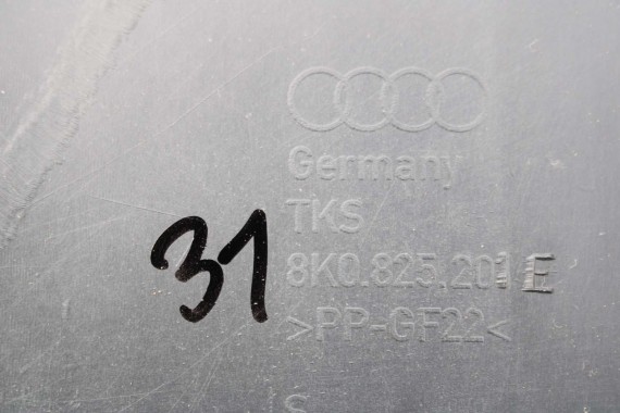 AUDI A4 A5 OSŁONA WYKŁADZINA PODWOZIA PODŁOGI 8K 8K0825201E 8K0825202A 8K0825201 8K0825201A 8K0825201C 8K0825202 FL LIFT B9 8T