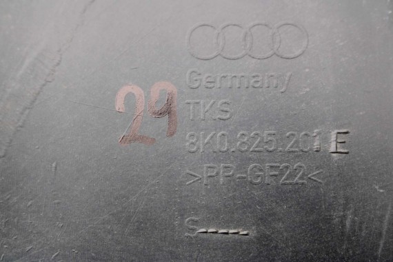 AUDI A4 A5 OSŁONA WYKŁADZINA PODWOZIA PODŁOGI 8K 8K0825201E 8K0825202A 8K0825201 8K0825201A 8K0825201C 8K0825202 FL LIFT B9 8T