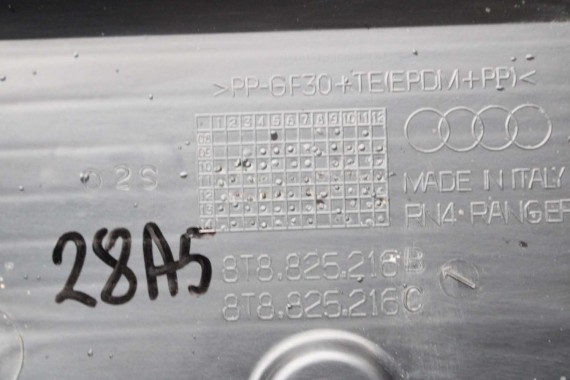 AUDI A5 OSŁONA WYKŁADZINA PODWOZIA 8T8825215B 8T8825216B PODŁOGI 8T8825216C LIFT 8T 8T8825216B 8T8825216C 8T8825215B 8T8825215B