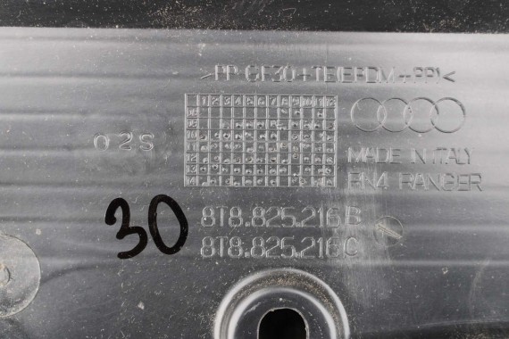 AUDI A5 OSŁONA WYKŁADZINA PODWOZIA 8T8825215B 8T8825216B PODŁOGI 8T8825216C LIFT 8T 8T8825216B 8T8825216C 8T8825215B 8T8825215B