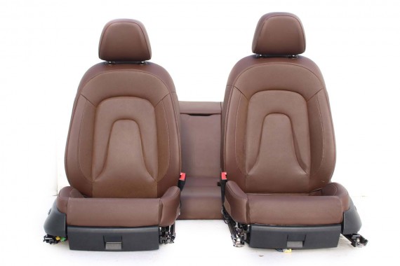 AUDI A5 SPORTBACK FOTELE SIEDZENIA KOMPLET FOTELI 8T FL LIFT N5W Leder Milano fotel siedzenie tapicerka kanapa SKÓRA wentylowane