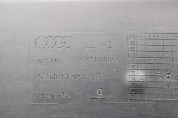 AUDI A5 KONSOLA DESKA ROZDZIELCZA KOKPIT PULPIT 8T 8T1857003 8T1857041F 8T1 857 041 kolor - 24A czarny 8T 8T1 857 003 8T1857041