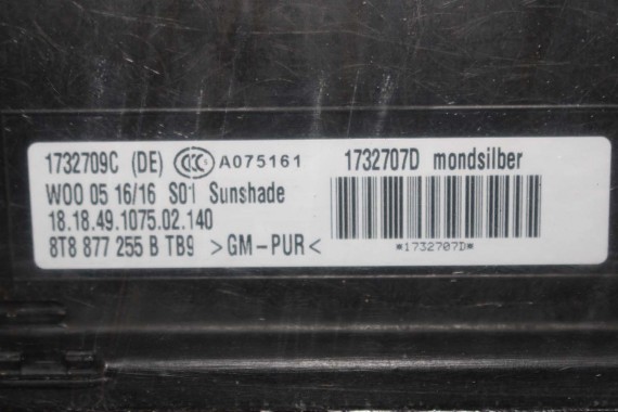 AUDI A5 SPORTBACK SZYBERDACH DACH 8T8877041E 8T8877049 8T8 877 041 E 8T FL LIFT DACH  8T8877041E 8T8877049 8T8877041E 8T8877049