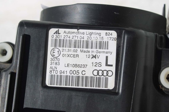AUDI A5 LIFT PRZÓD 8T LY9T maska błotniki zderzak pas przedni wzmocnienie błotnik lampy Xenon Led 8T0941005C S-LINE 0E0E Czarny