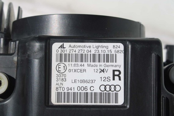 AUDI A5 LIFT PRZÓD 8T LY9T maska błotniki zderzak pas przedni wzmocnienie błotnik lampy Xenon Led 8T0941005C S-LINE 0E0E Czarny