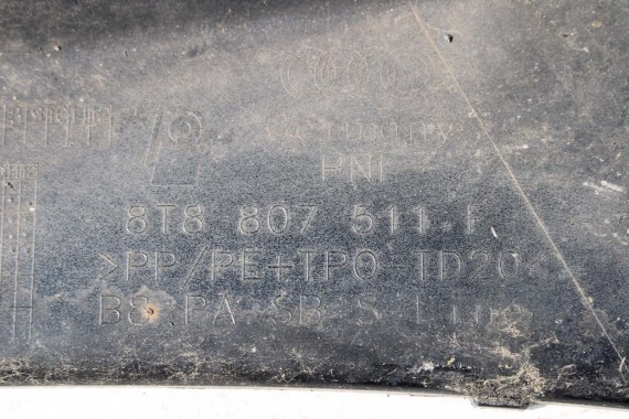 AUDI A5 SPORTBACK TYŁ ZDERZAK tylny 0E0E LY9T S-LINE 8T8807511G 8T8807521G 8T8807385C 8K0971104AF 8T8807067B 8T8807067C LIFT 8T8