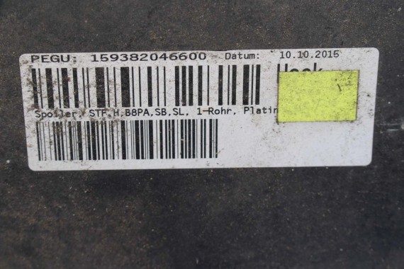 AUDI A5 SPORTBACK TYŁ ZDERZAK tylny 0E0E LY9T S-LINE 8T8807511G 8T8807521G 8T8807385C 8K0971104AF 8T8807067B 8T8807067C LIFT 8T8