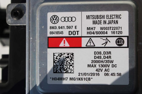 AUDI A5 LIFT PRZÓD 8T LS9R maska błotniki zderzak pas przedni wzmocnienie błotnik lampy Xenon Led 2Y2Y 8T FL 8T0941005C S-LINE