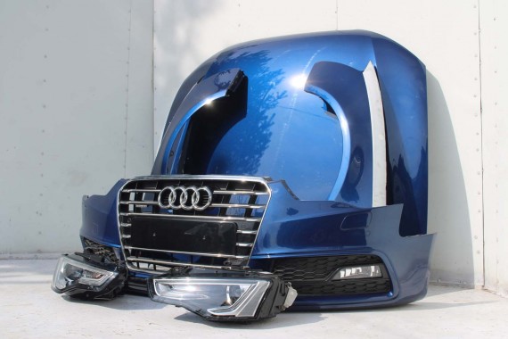 AUDI A5 LIFT PRZÓD 8T LX5Q maska błotniki zderzak pas przedni wzmocnienie błotnik lampy Xenon Led S9S9 8T FL 8T0941005C S-LINE