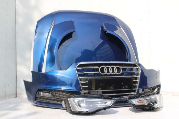 AUDI A5 LIFT PRZÓD 8T LX5Q maska błotniki zderzak pas przedni wzmocnienie błotnik lampy Xenon Led S9S9 8T FL 8T0941005C S-LINE