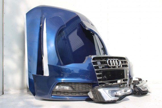 AUDI A5 LIFT PRZÓD 8T LX5Q maska błotniki zderzak pas przedni wzmocnienie błotnik lampy Xenon Led S9S9 8T FL 8T0941005C S-LINE