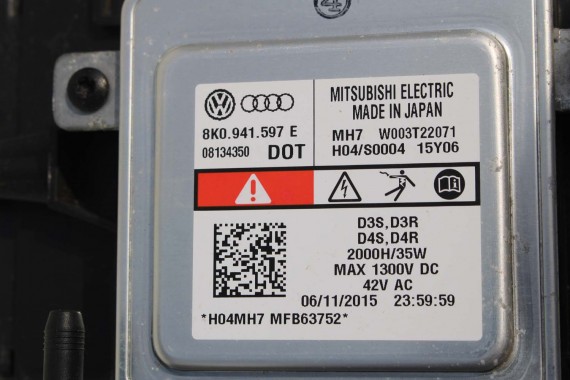 AUDI A5 LIFT PRZÓD 8T LX5Q maska błotniki zderzak pas przedni wzmocnienie błotnik lampy Xenon Led S9S9 8T FL 8T0941005C S-LINE