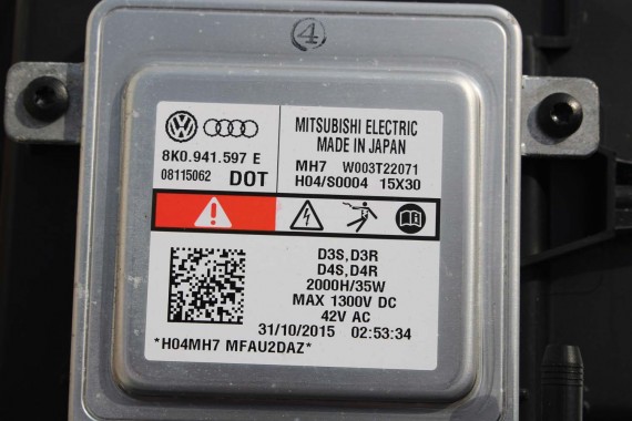 AUDI A5 LIFT PRZÓD 8T LX5Q maska błotniki zderzak pas przedni wzmocnienie błotnik lampy Xenon Led S9S9 8T FL 8T0941005C S-LINE