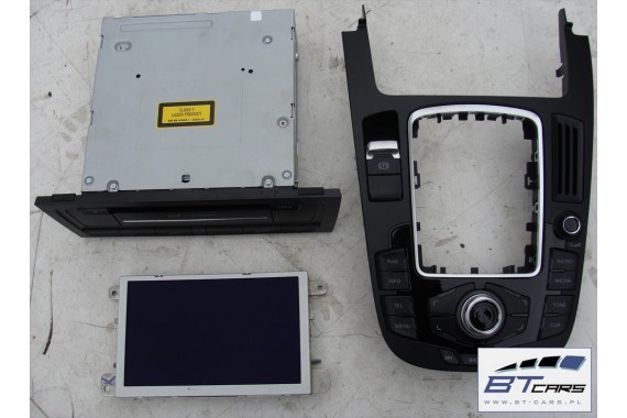 AUDI A4 A5 Q5 ZESTAW MMI 3G+ MONITOR + CZYTNIK + PANEL 8R0919609 8F1035666 8F0919604 wyświetlacz lcd gałka sd navi 8K 8T 8R