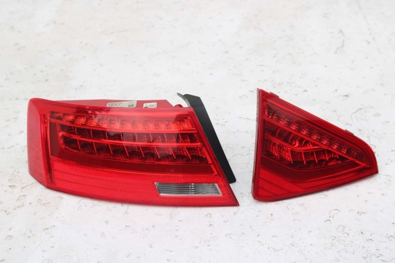 AUDI A5 SPORTBACK TYŁ ZDERZAK tylny + KLAPA BAGAŻNIKA LAMPY LED 8T 8T8 2Y2Y LS9R S-LINE lampa 8T8945095F 8T8945096F 8T0945093C