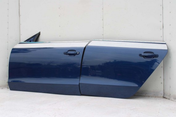AUDI A5 SPORTBACK DRZWI LEWE PRZÓD + TYŁ STRONA LEWA przednie + tylne 2 sztuki 8T 8T8 S9S9 LX5Q Niebieski 8T8831051 8T8833051
