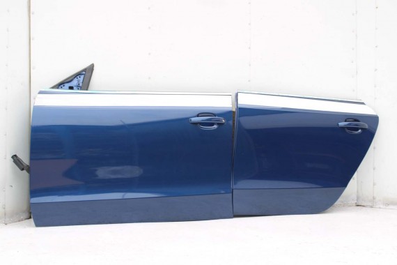 AUDI A5 SPORTBACK DRZWI LEWE PRZÓD + TYŁ STRONA LEWA przednie + tylne 2 sztuki 8T 8T8 S9S9 LX5Q Niebieski 8T8831051 8T8833051