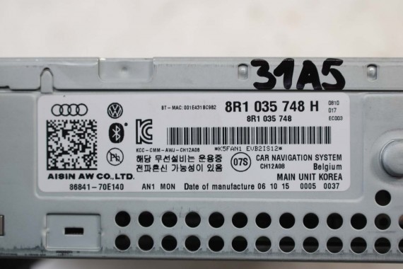 AUDI A4 A5 Q5 FL CZYTNIK MMI 8R1035748H 3G+ SD 8R1 035 748 H DVD HIGH MULTIMEDIA 8K 8T 8R LIFT B8 8R1035748 8R1035748H 8R1035748